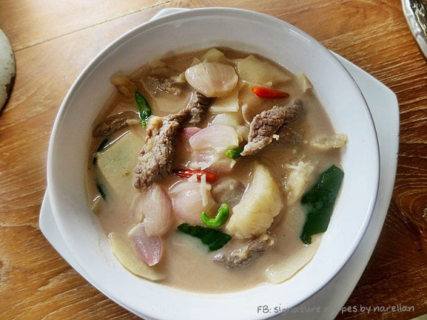 เมนูหน่อไม้ดอง อาหารไทย สูตรอาหาร