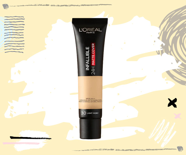 L'ORÉAL Infallible 24H Matte Cover Liquid Foundation รองพื้นกันน้ำ