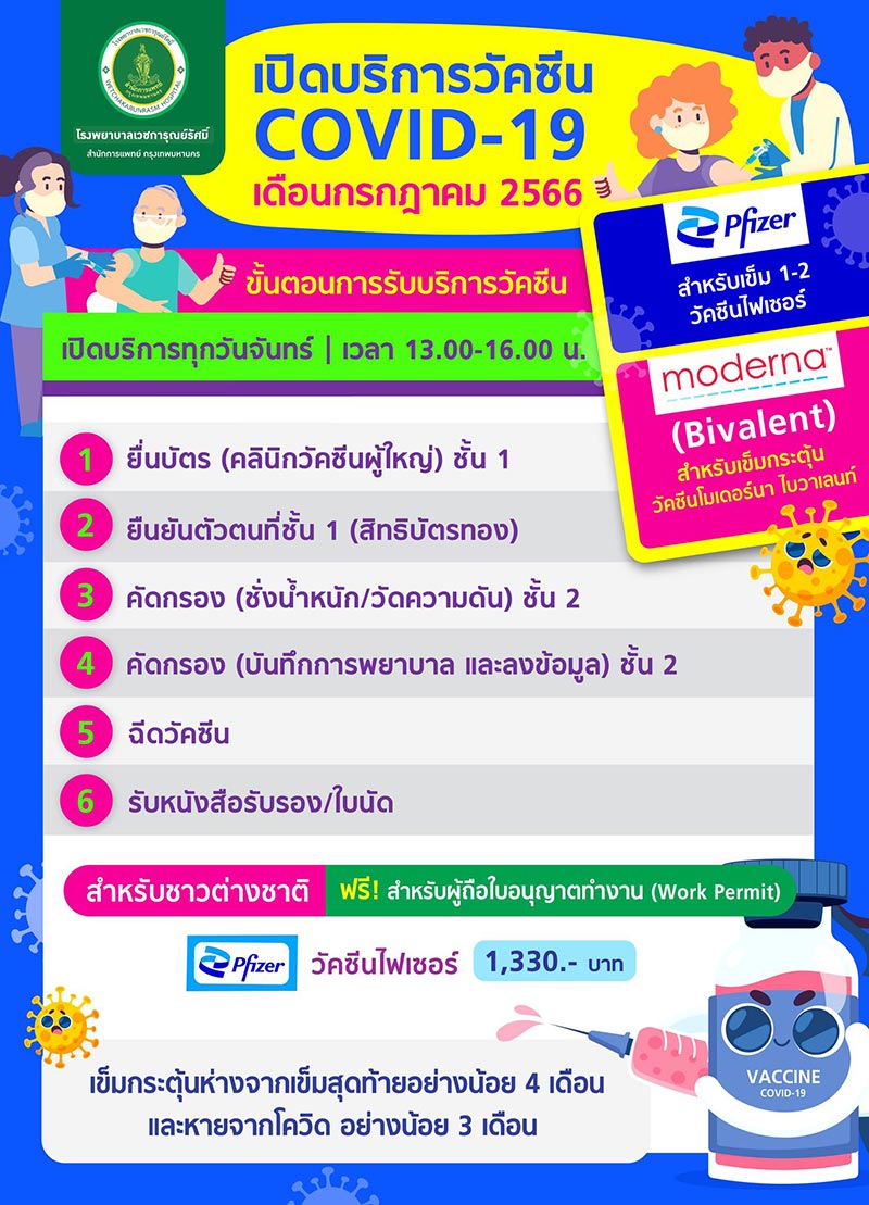 ฉีดวัคซีนโควิด