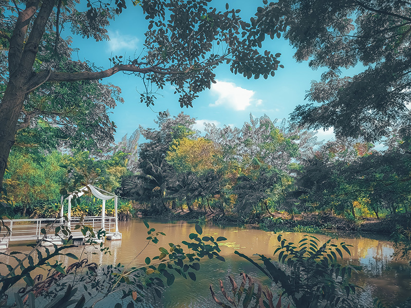 คาเฟ่ริมน้ำ ใกล้กรุงเทพ