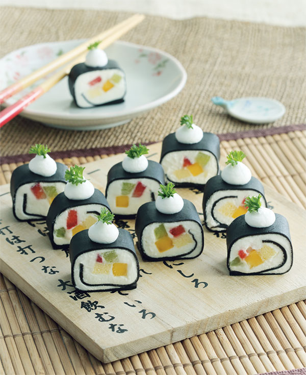 เครปซูชิผลไม้