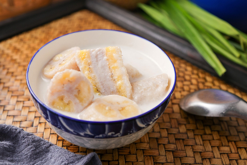 กล้วยบวชชี ของหวาน เมนูจากมะพร้าว เมนูอาหาร สูตรขนม สูตรเครื่องดื่ม