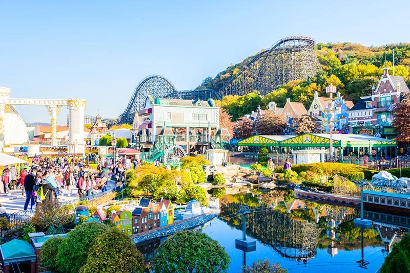 สวนสนุกเอเวอร์แลนด์ (Everland) จังหวัดคย็องกี