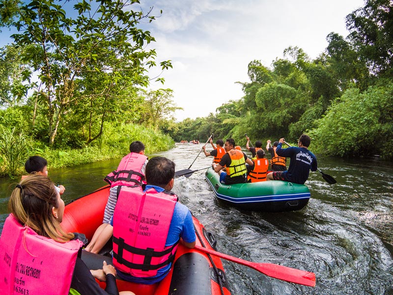 ล่องแก่งเรือยางแก่งกระจาน