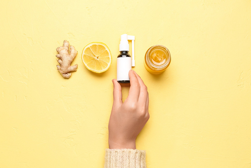 สเปรย์พ่นคอมีส่วนผสมอะไรบ้าง