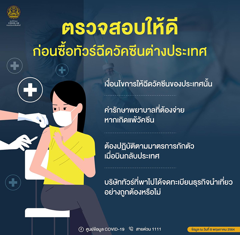 ทัวร์ฉีดวัคซีนโควิด 19