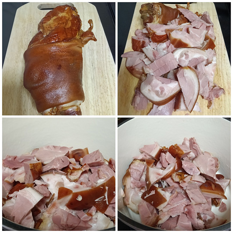 ขาหมูรมควันตุ๋นลำไย เมนูหมู ขาหมูตุ๋น สูตรอาหาร