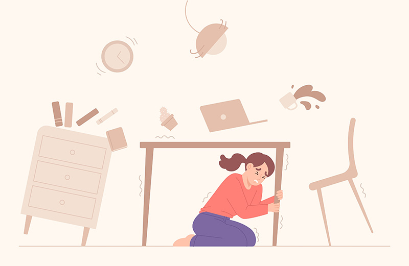 วิธีรับมือแผ่นดินไหว