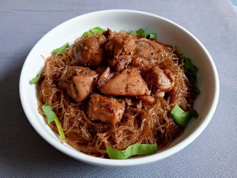 ไก่อบวุ้นเส้น เมนูวุ้นเส้น รวมสูตรเมนูวุ้นเส้น อาหารไทย สูตรอาหาร