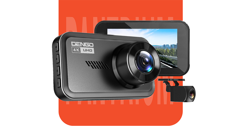 กล้องติดรถยนต์ Dengo Pantrium 4K