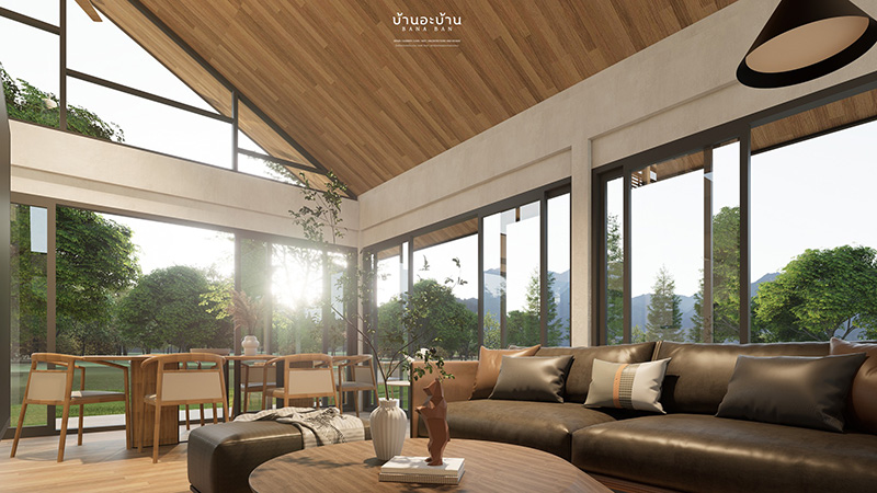 แบบบ้านทรอปิคอล เขาใหญ่