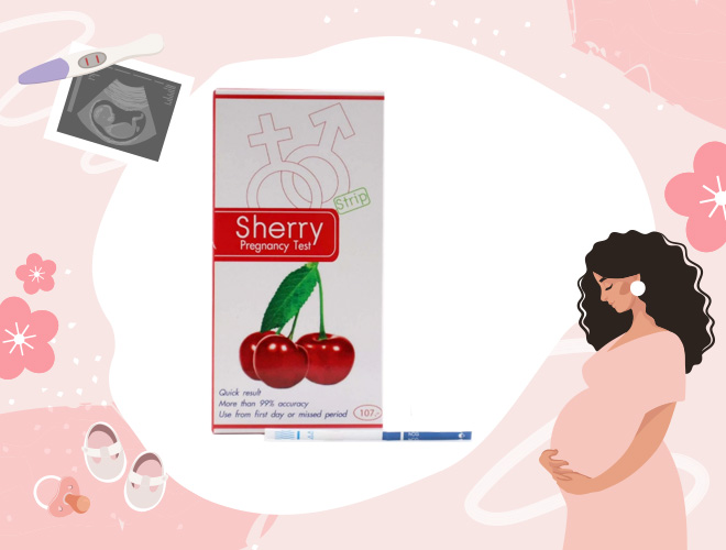 ที่ตรวจครรภ์แบบจุ่ม SHERRY TEST STRIP