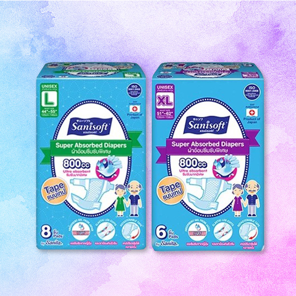 ผ้าอ้อมผู้ใหญ่ Sanisoft