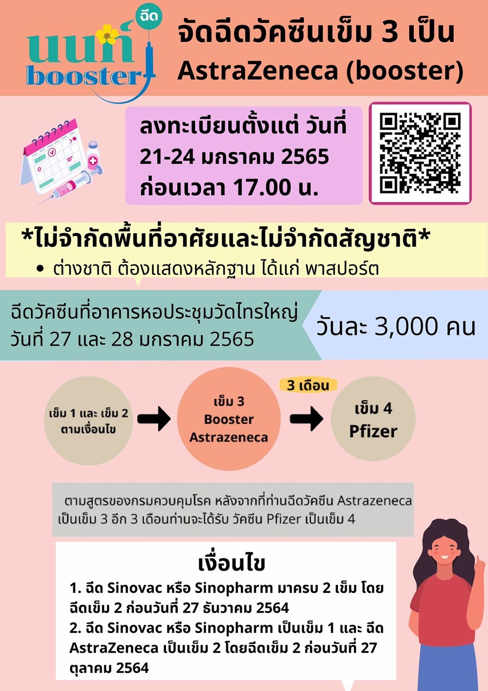 จองวัคซีนเข็ม 3