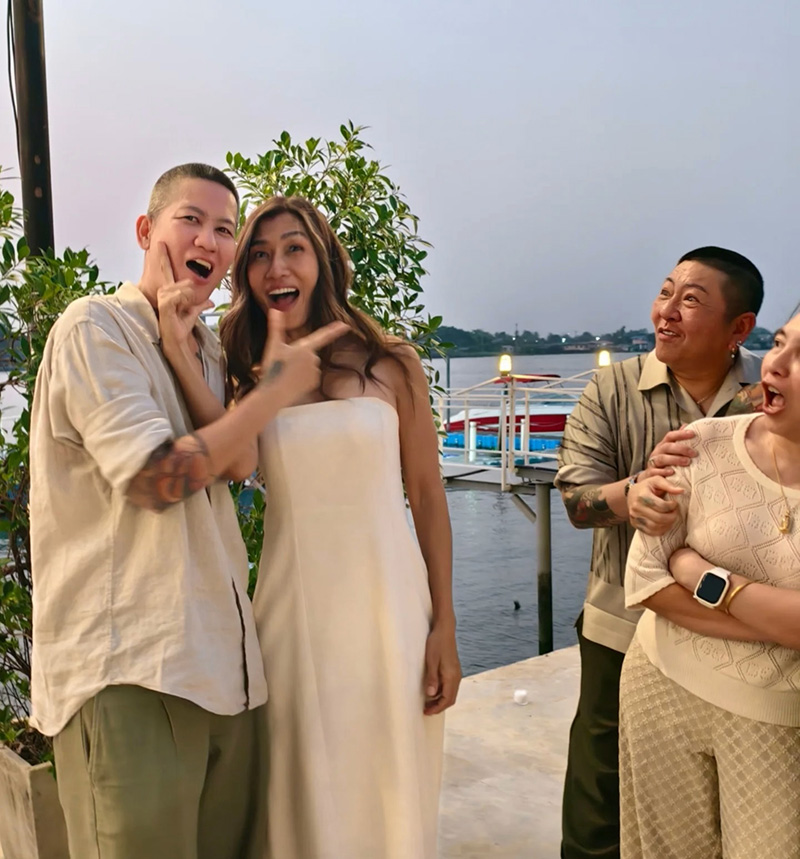 ภาพล่าสุด ยู่ยี่ อลิสา ฉลองแต่งงานกับ เอิ้น ดารัณ