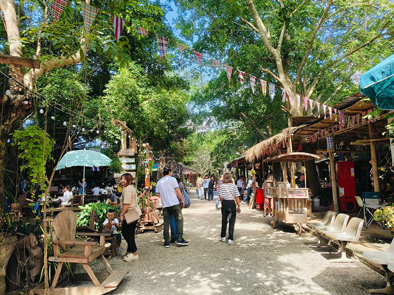 บ้านตลาดควาย จอมบึง Buffalo Market Ratchaburi