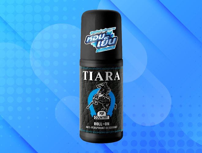 TIARA โรลออนผู้ชาย ยี่ห้อไหนดี โรลออนระงับเหงื่อผู้ชาย เสริมหล่อ