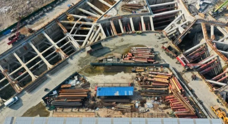 ส่องงานสร้างอุโมงค์ลอดปากแม่น้ำซานย่าในไหหลำ