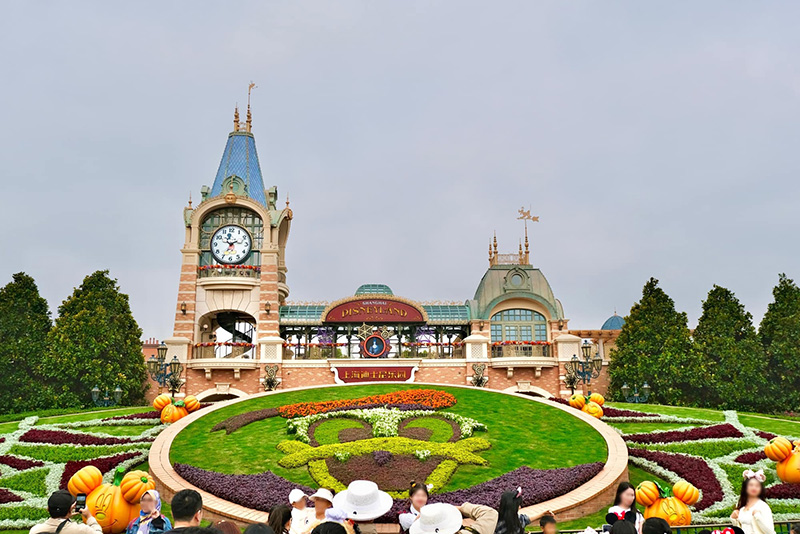 บรรยากาศภายในของสวนสนุก