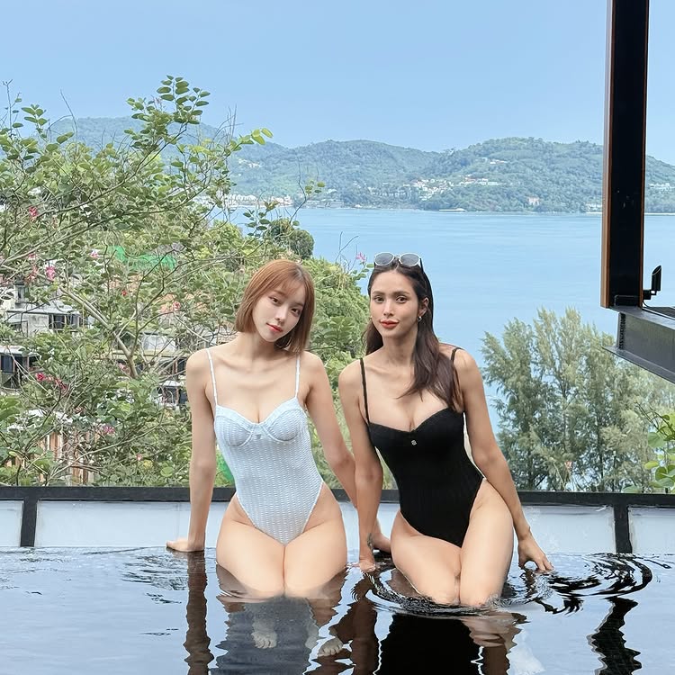 อุ้ม - นิวเคลียร์ แซ่บแพ็กคู่ นุ่งวันพีซแชะภาพรัว ๆ