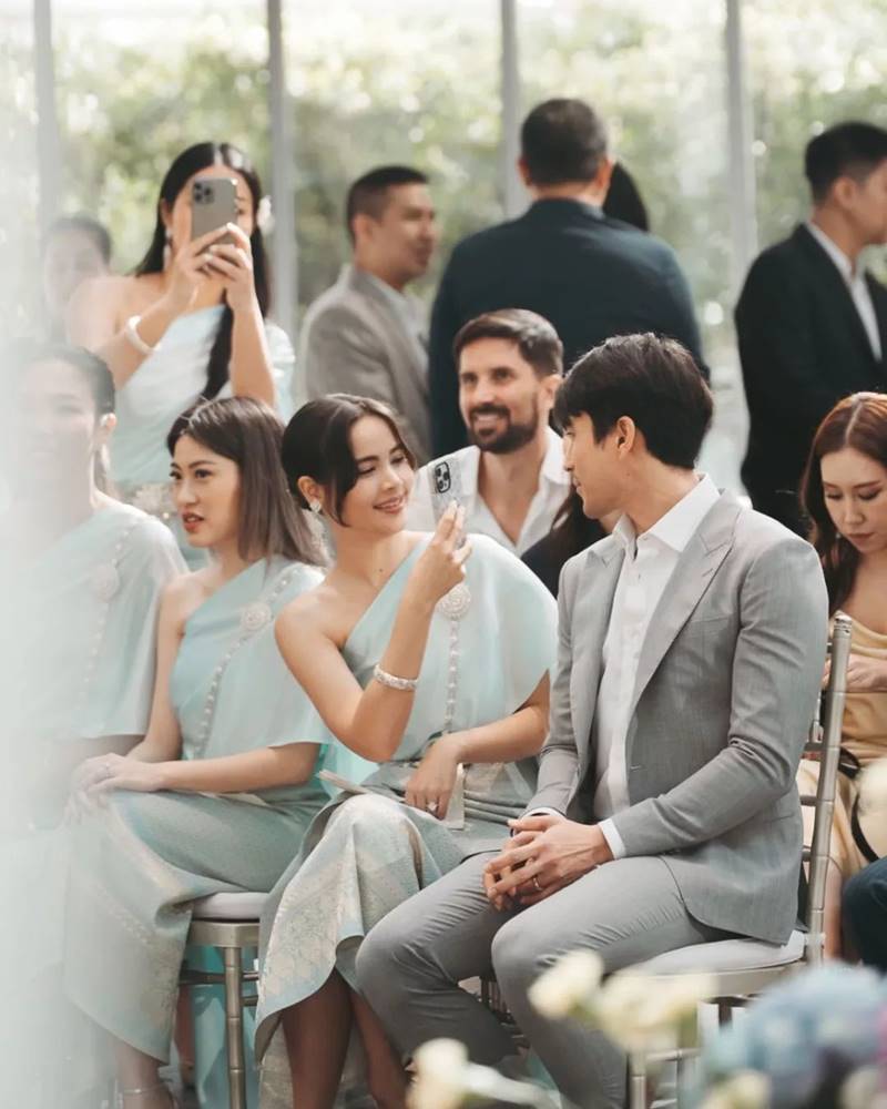 ญาญ่า ควง ณเดชน์ ร่วมงานแต่งเพื่อน