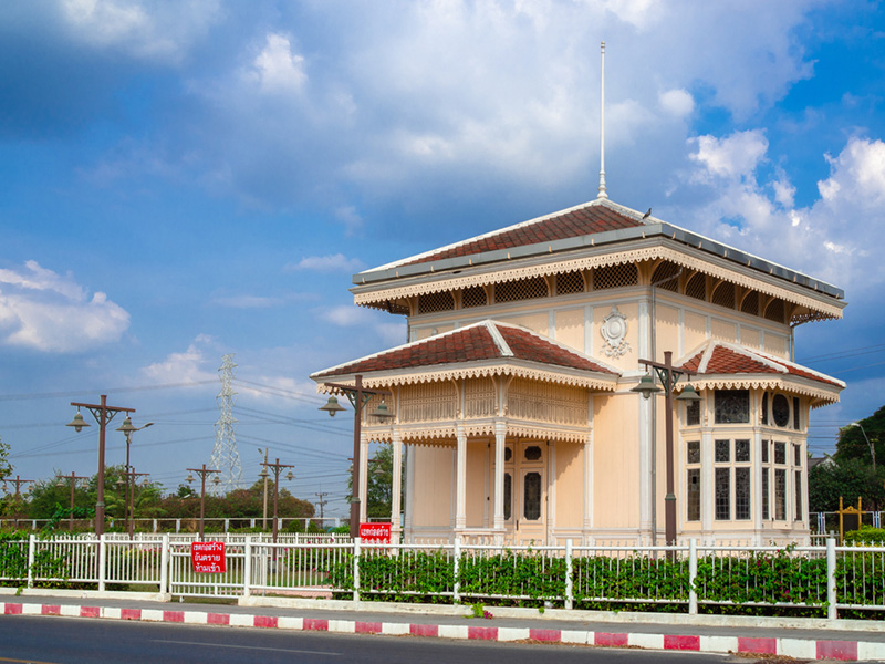 ที่เที่ยวเดือนสิงหาคม 2568 พลับพลา สถานีรถไฟบางปะอิน จังหวัดพระนครศรีอยุธยา