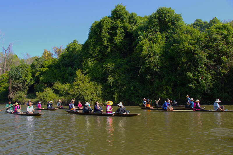 เที่ยวบุรีรัมย์ ล่องเรือโบราณ ชุมชนผการันดูล