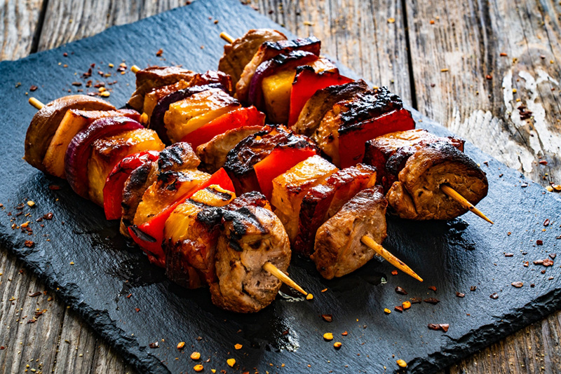 บาร์บีคิวหมู เมนูอาหารปาร์ตี้เด็ก ปาร์ตี้วันเด็ก อาหารว่าง ของกินงานปาร์ตี้ สูตรอาหาร