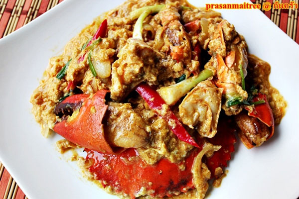 ปูผัดผงกะหรี่