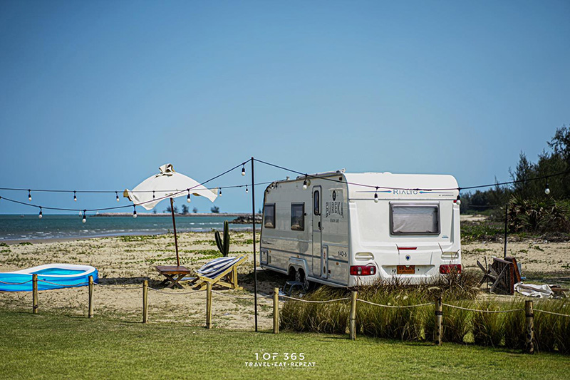 ที่พักรถบ้าน ติดทะเล