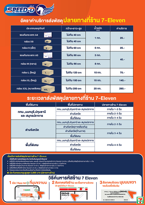 ค่าส่งพัสดุ