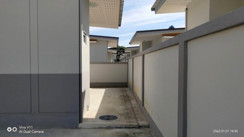 บ้านเดี่ยวชั้นเดียว 2 ห้องนอน 1 ห้องน้ำ 