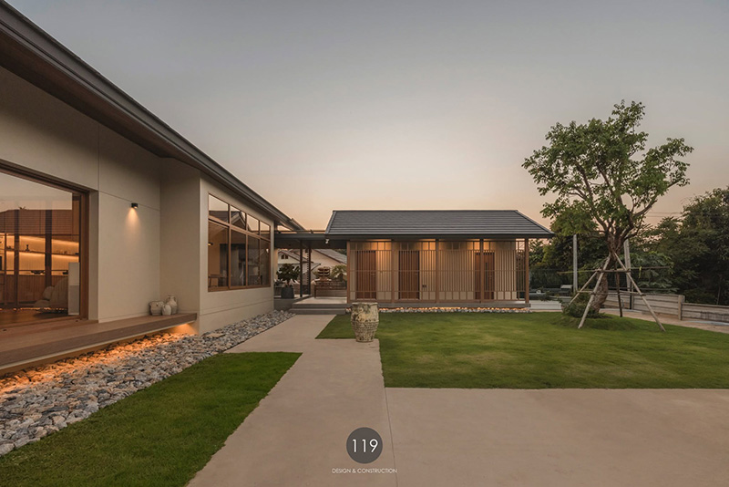 แบบบ้านชั้นเดียวสไตล์ Modern Asian Tropical