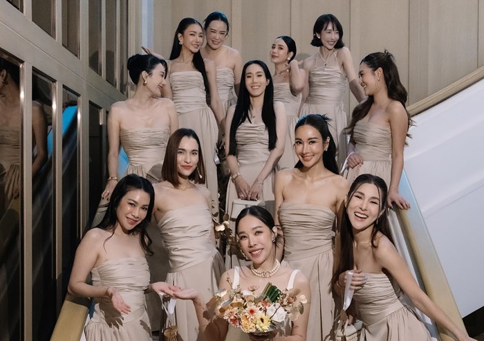 พลอย ภรรยา กันต์ กันตถาวร ร่วมแก๊งเพื่อนเจ้าสาว มิ้นท์ ณัฐวรา