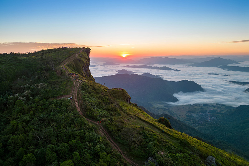 เที่ยวไทยตามรอยลิซ่า ภูชี้ฟ้า