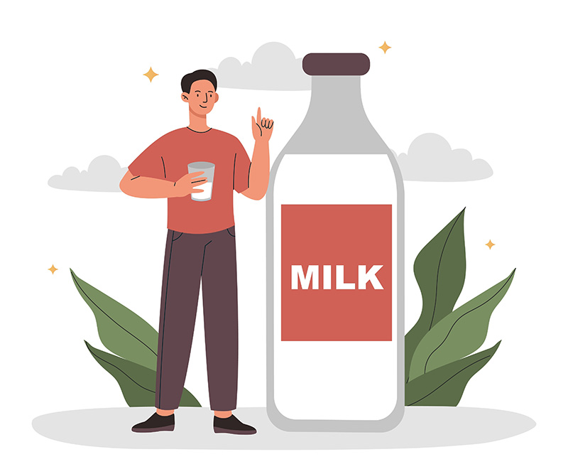 นม grass fed milk ดียังไง