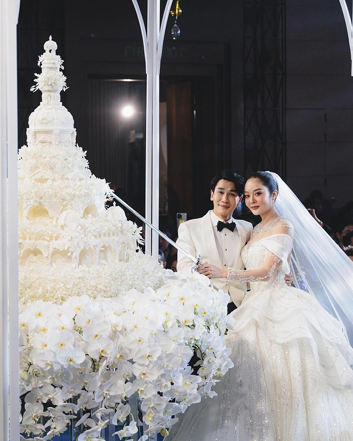 ภาพบรรยากาศ งานฉลองสมรสแก้มบุ๋ม พี่พีท