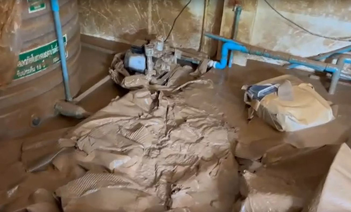 เปิดสภาพบ้านริชชี่ อรเณศ ที่เชียงใหม่ หลังน้ำลด บ้านหมาก ปริญ ก็ไม่รอด