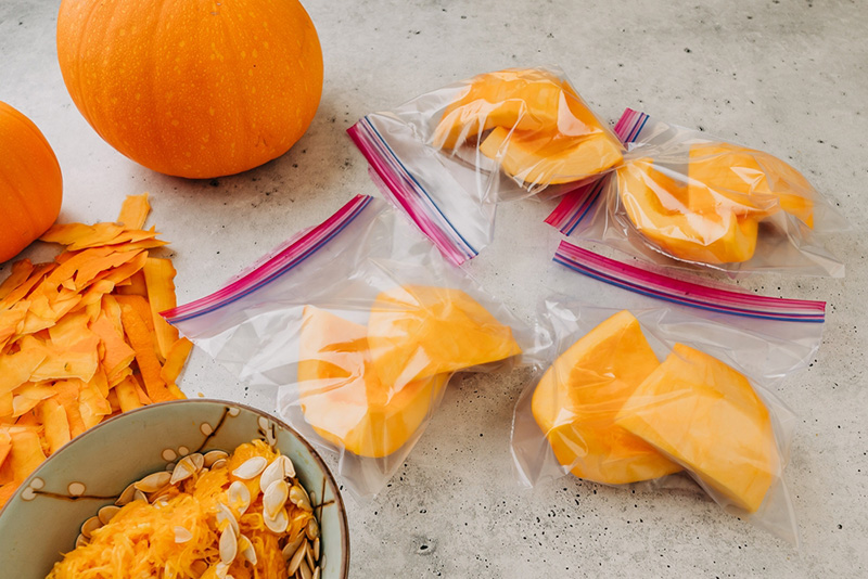 วิธีเก็บฟักทองที่ผ่าแล้วให้สดนาน เก็บฟักทองให้สดนาน ไม่ขึ้นรา เรื่องอาหารน่ารู้อื่น ๆ 