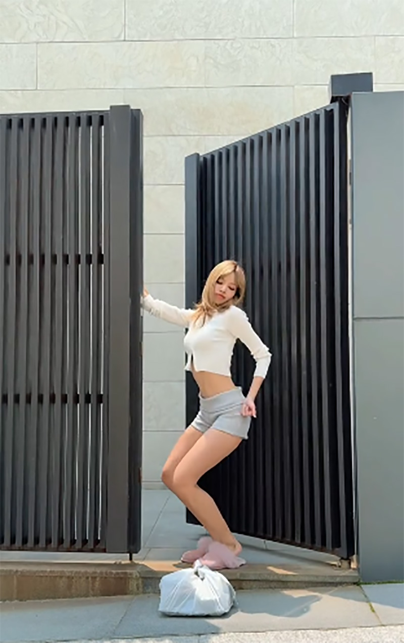 ลิซ่า กับท่าเต้นทุบสะโพก