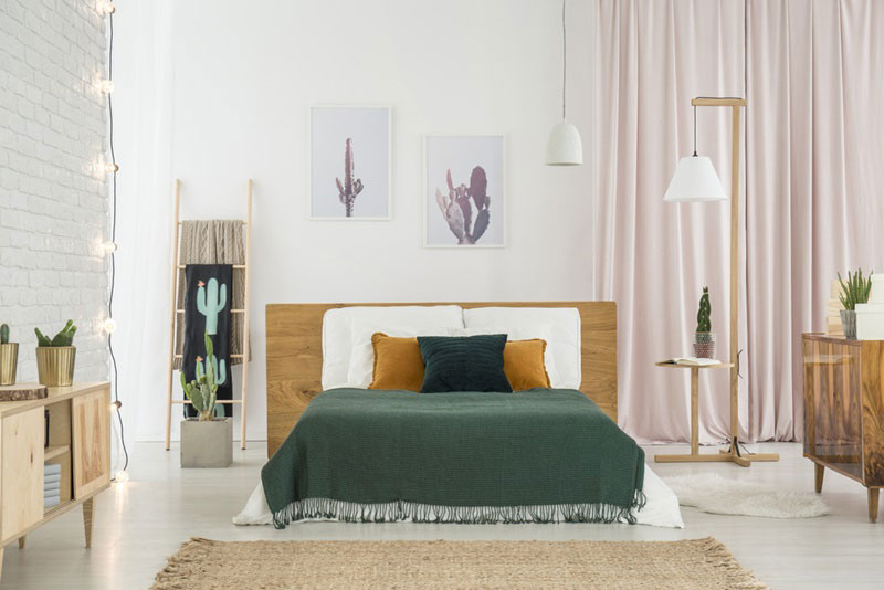 Floor Bed สีเอิร์ธโทน