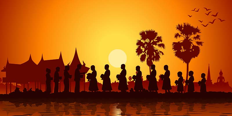 ปฏิทินวันพระเดือนตุลาคม 2568