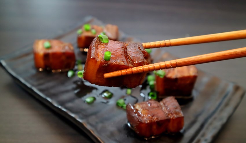 เมนูหมูสามชั้น
