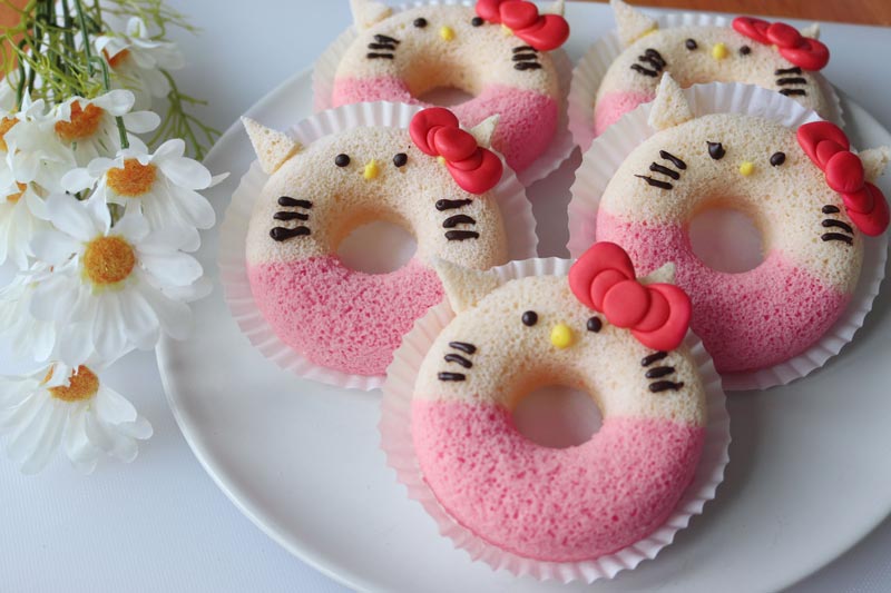 วิธีทำโดนัทน้องแมว