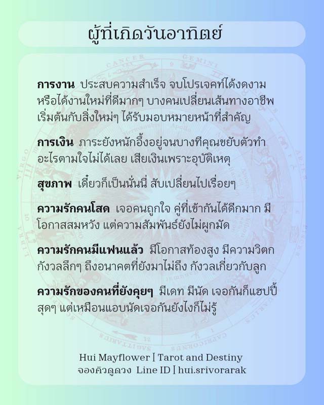 ดวงรายสัปดาห์