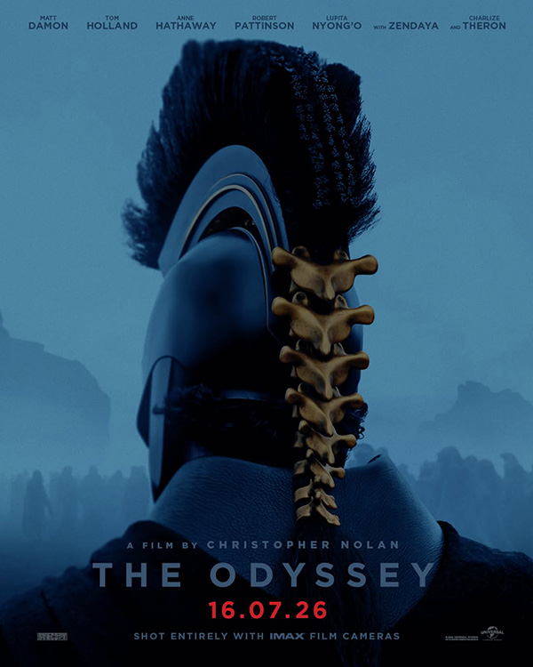 THE ODYSSEY มหากาพย์โอดิสซี คริสโตเฟอร์ โนแลน หนังใหม่กรกฎาคม 2569 หนังใหม่ 2026 โปสเตอร์