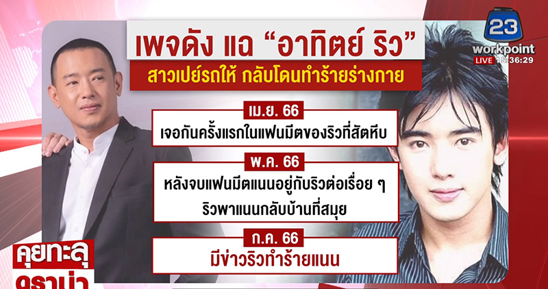 อาทิตย์ ริว ทำร้ายสาวจริง ทุ่มด้วยสังฆทาน รับมีโลก 2 ใบ
