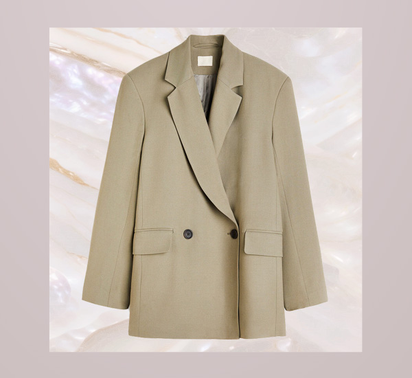 H&M Oversized wool-blend blazer ชุดสูทผู้หญิง