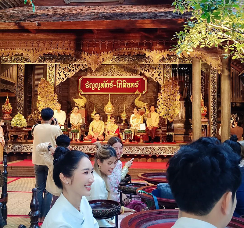 โก โกสินทร์ ควงแฟนนอกวงการ เข้าพิธีแต่งงาน