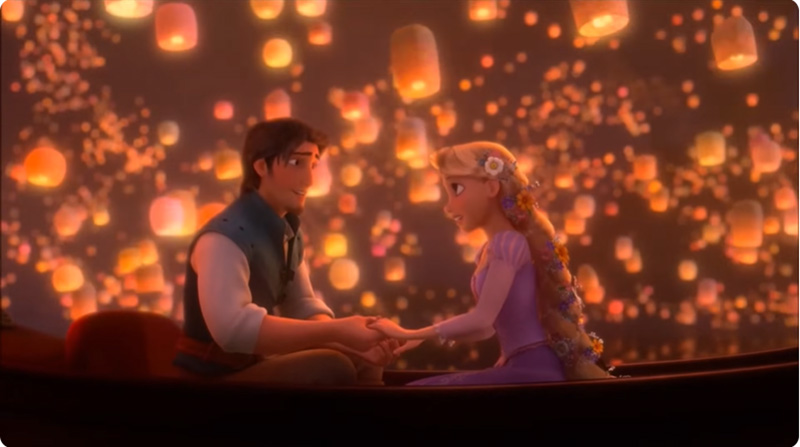 Tangled หนังแอนิเมชั่น ภาพตัวอย่าง